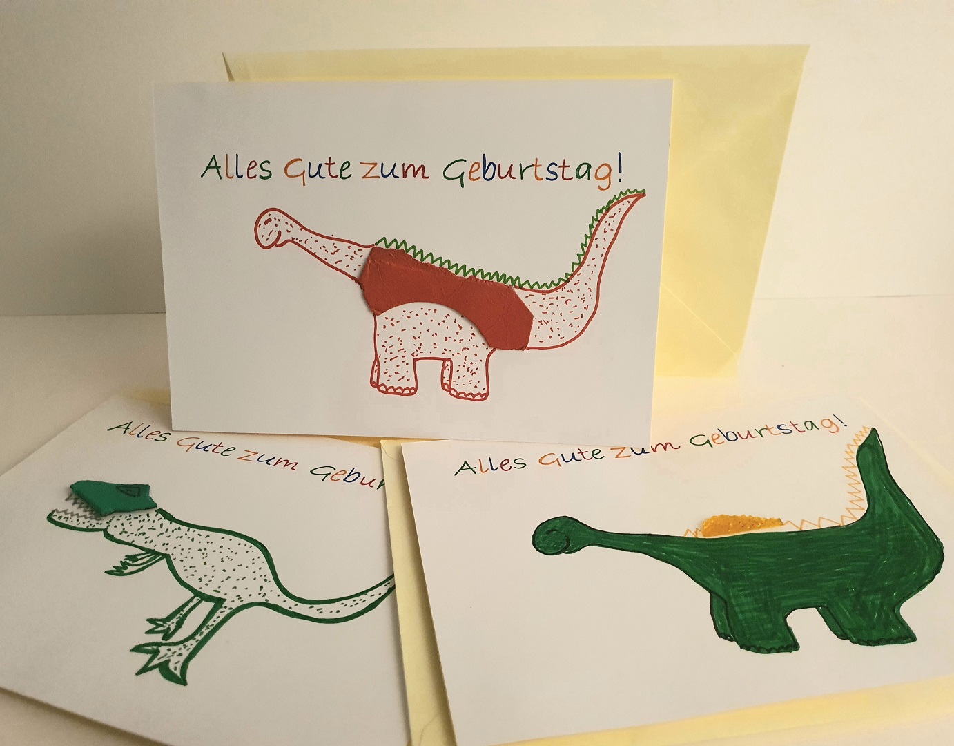 Geburtstagskarte - Dino