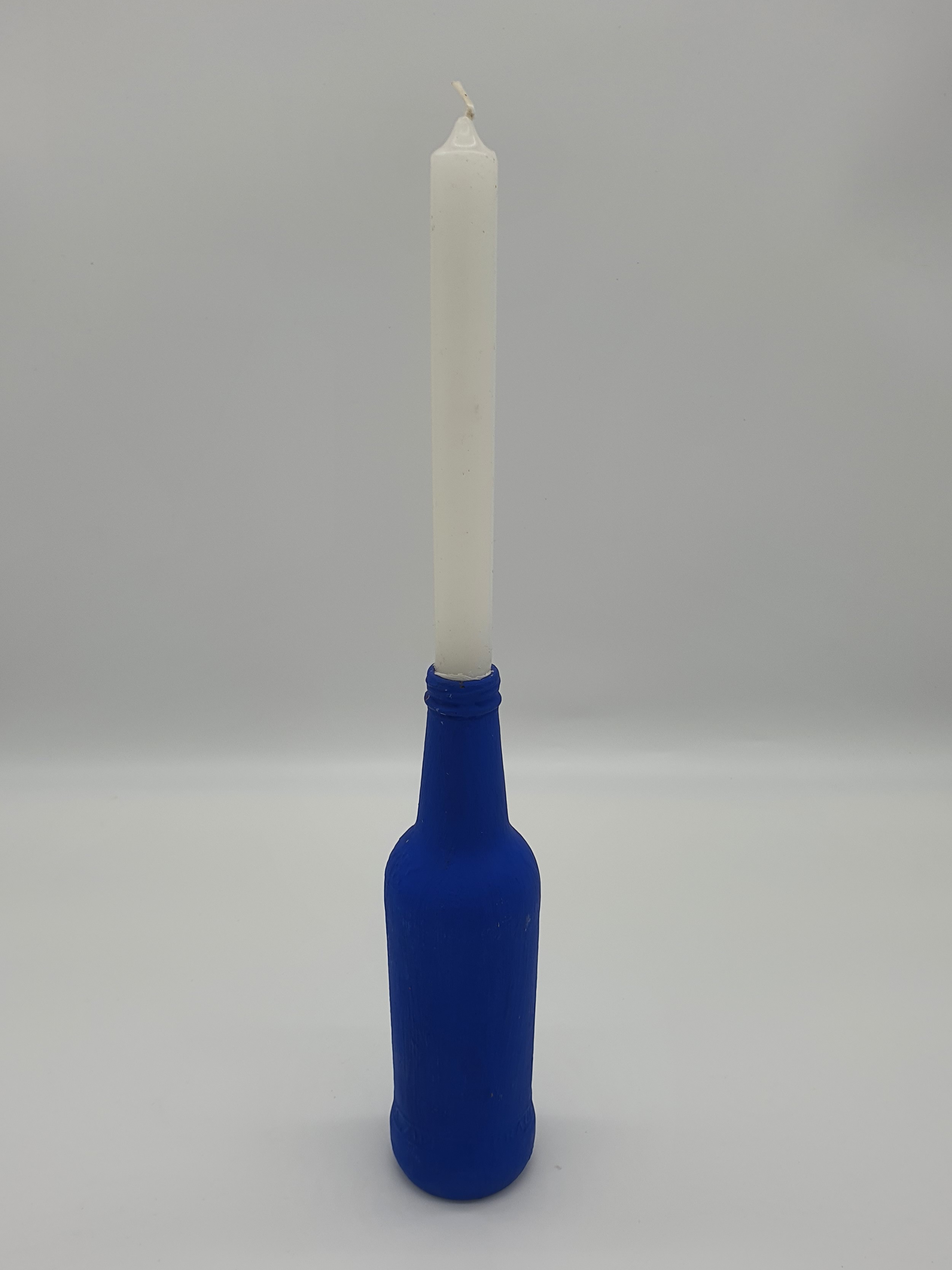 Flasche mit Kerze Flasche mit Kerze